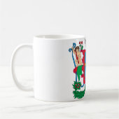 ヴィチェプスク都市COA、ベルラーシ コーヒーマグカップ (左)