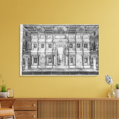 ヴィチェンツァのオリンピックシアター キャンバスプリント (インサイチュ (リビング))