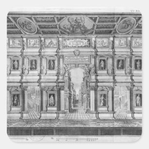 ヴィチェンツァのオリンピックシアター スクエアシール