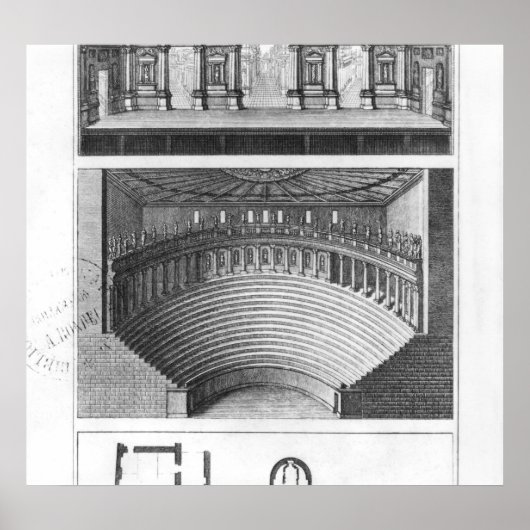 ヴィチェンツァのオリンピックシアター ポスター (正面)