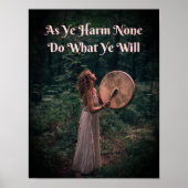 ヴィッカリード引用文アートプリントポスター ポスター (正面)