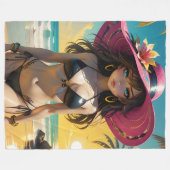 ヴィッキドルズフリースブランケット フリースブランケット (正面(横))