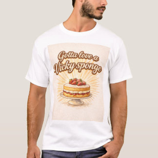ヴィッキースポンジが大好きな人向けの面白いTシャツ Tシャツ