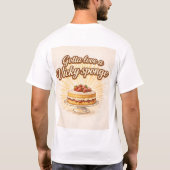 ヴィッキースポンジが大好きな人向けの面白いTシャツ Tシャツ (裏面)