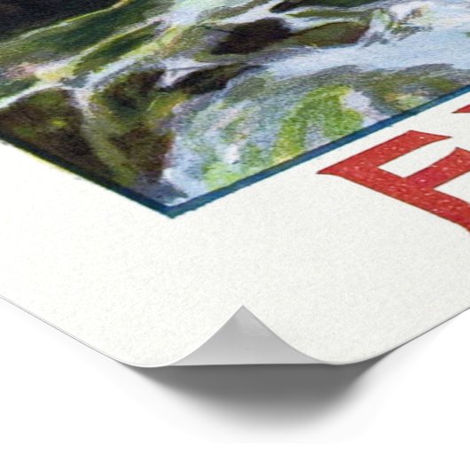 ヴィックシュルシェールフランスヴィンテージ旅行ポスター1910 ポスター (角)