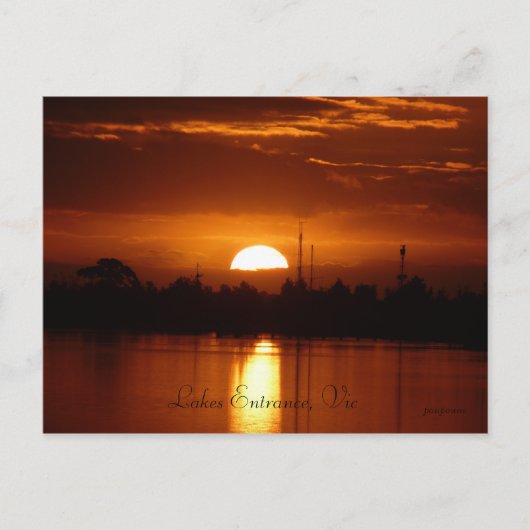 ヴィック湖口 ポストカード (正面)