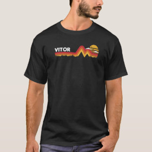 ヴィッターレトロヴィンテージサンセットヴィッター80s 90s tシャツ