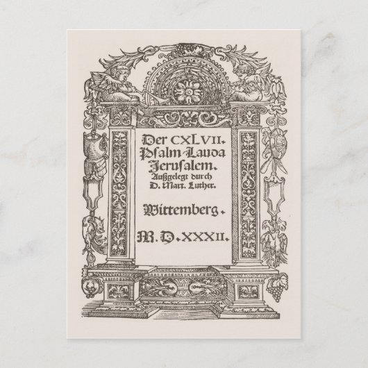 ヴィッテンベルク・ルター1532年 ポストカード (正面)