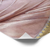 ヴィットリオ・コルコスの子犬を連れた若い女性 ポスター (コーナー)