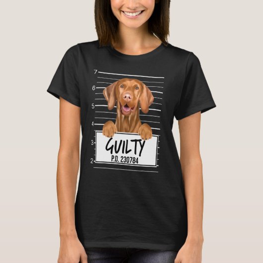 ヴィツラムグショット有罪の犬 Tシャツ (正面)