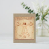 ヴィトルヴィアン・マンバイレオナルド・ダ・ヴィンチ ポストカード (スタンド正面)