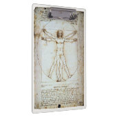 ヴィトルヴィアン・マン、レオナルド・ダ・ヴィンチ、1490年頃。クリップ クリップボード (右)