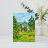 ヴィドゥビツキー修道院。ウクライナ，キエフ ポストカード (スタンド正面)