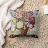 ヴィナッツェのロラリッ絵画ク花瓶のレトロ クッション (ブランケット)