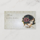 ヴィナッツジュガールダマスクバラブティックファッションビジネス 名刺 (裏面)