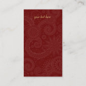 ヴィナヤカ結婚のインサート エンクロージャーカード (裏面)