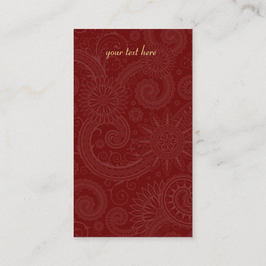 ヴィナヤカ結婚のインサート エンクロージャーカード (裏面)