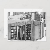 ヴィニールエクスチェンジ マンチェスター ポストカード (正面/裏面)
