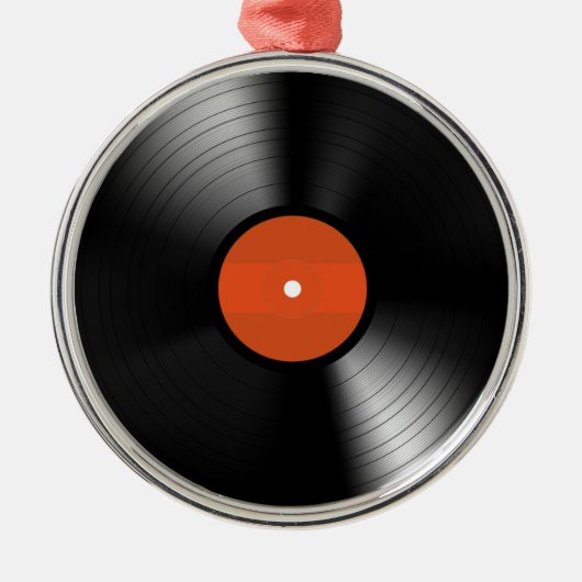 ヴィニールレコード メタルオーナメント (正面)