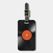 ヴィニールレコード ラゲッジタグ (正面縦)