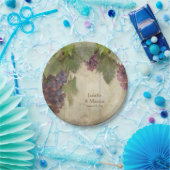 ヴィネエレガントヤ素朴ードワイナリー秋パーティーデコール ペーパープレート (パーティー)