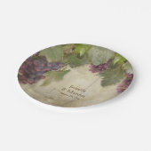 ヴィネエレガントヤ素朴ードワイナリー秋パーティーデコール ペーパープレート (アングル)