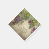 ヴィネエレガントヤ素朴ードワイナリー秋披露宴 スタンダードカクテルナプキン (角)
