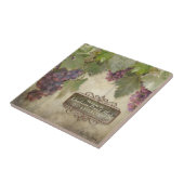 ヴィネパーソナライズされたヤ素朴ードワイナリー秋ワインサイン タイル (側面)