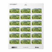 ヴィネヤスペインのード差出人住所ラベル ラベル (フルシート)