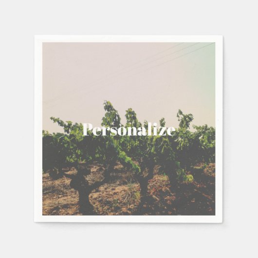 ヴィネヤスペインのード・ナプキンス スタンダードカクテルナプキン (正面)