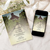 ヴィネヤードアンドバーンワインテイスティングパーティの招待状 招待状