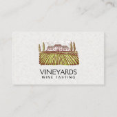 ヴィネヤードエステート | ワイナリースケッチ 名刺 (正面)