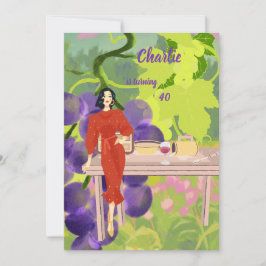 ヴィネヤードエレガンス誕生日 招待状