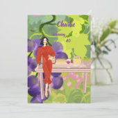 ヴィネヤードエレガンス誕生日 招待状 (スタンド正面)