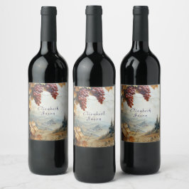 ヴィネヤードカントリーイタリアンサイドワイナリー ワインラベル