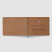 ヴィネヤードコルクステインレッドワイン結婚ズ ゲストブック (全面)