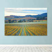 ヴィネヤードサンセット キャンバスプリント (インサイチュ (ウッドフロア))