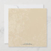 ヴィネヤードスクエア結婚式招待状（羊皮紙） 招待状 (裏面)