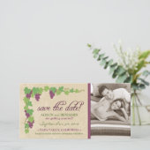 ヴィネヤードセーブ・ザ・デート案内(パーチメント) セーブザデート (スタンド正面)