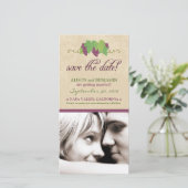 ヴィネヤードセーブ・ザ・デート案内（パーチメント） セーブザデート (スタンド正面)
