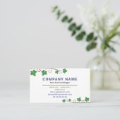 ヴィネヤードビジネスカードとつる植物店 名刺 (スタンド正面)