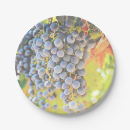 ヴィネヤードブドウ紙プレート ペーパープレート