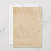 ヴィネヤードラブブド芸術的ウズ結婚式招待状 招待状 (裏面)