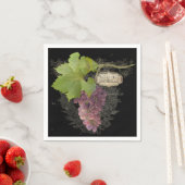 ヴィネヤードワイナリーウェディングパーソナライズされた披露宴 スタンダードカクテルナプキン (インサイチュ)