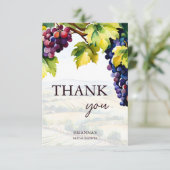 ヴィネヤードワイナリーサマーガーデンブライダルシャワー サンキューカード (スタンド正面)