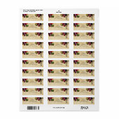 ヴィネヤードワイナリーヴィンテージ素朴出荷 ラベル (フルシート)