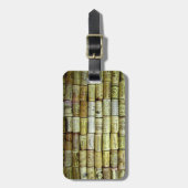 ヴィネヤードワインコルクコラージュ ラゲッジタグ (正面縦)