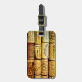 ヴィネヤードワインコルクコラージュ ラゲッジタグ (正面縦)