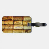 ヴィネヤードワインコルクコラージュ ラゲッジタグ (裏面横)
