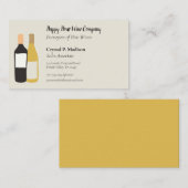 ヴィネヤードワインセラーワインテイスティングカスタム 名刺 (正面/裏面)